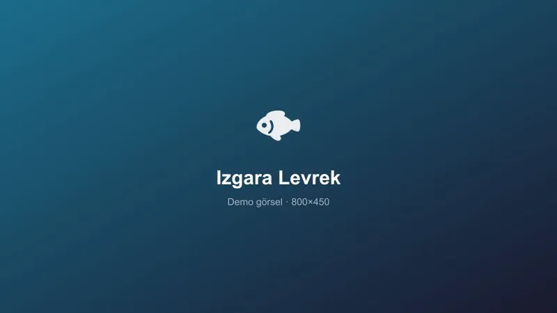 Izgara Levrek