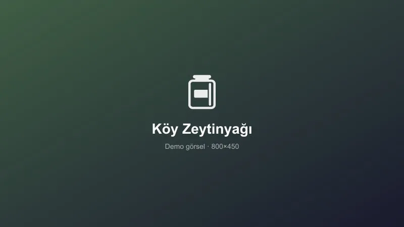 Köy Presi Zeytinyağı 500ml